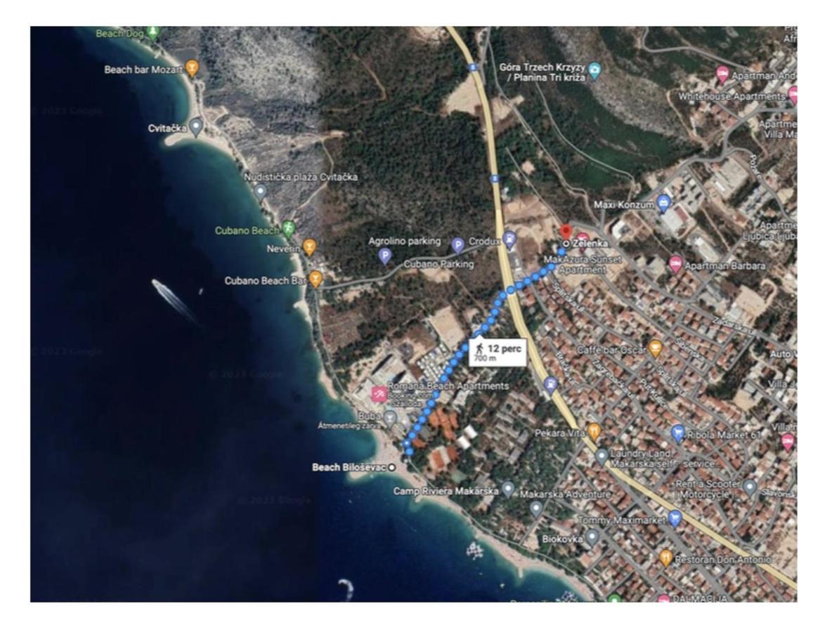 Makazura Sunset Apartamento Makarska Exterior foto
